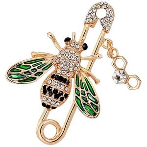 Bejeweled colorful crystal bee 🐝 brooch pin lapel Mother’s Day Gift
